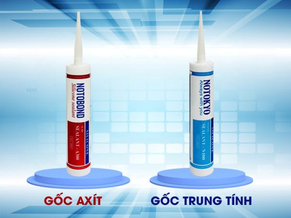 Sự khác nhau giữa keo silicone trung tính và axit? Ứng dụng của từng loại
